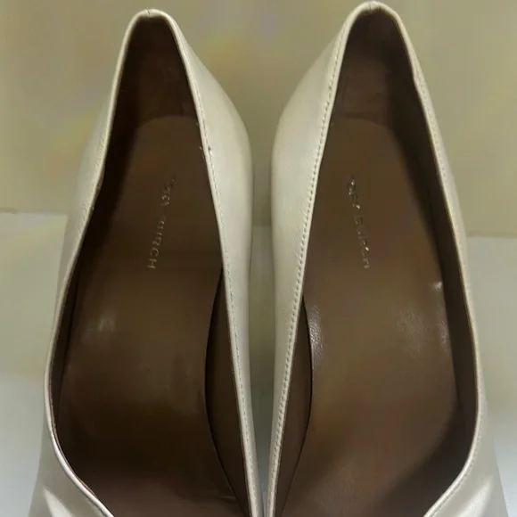 Tory Burch Sculpted Peep-Toe Pumps - Picture 3 of 10